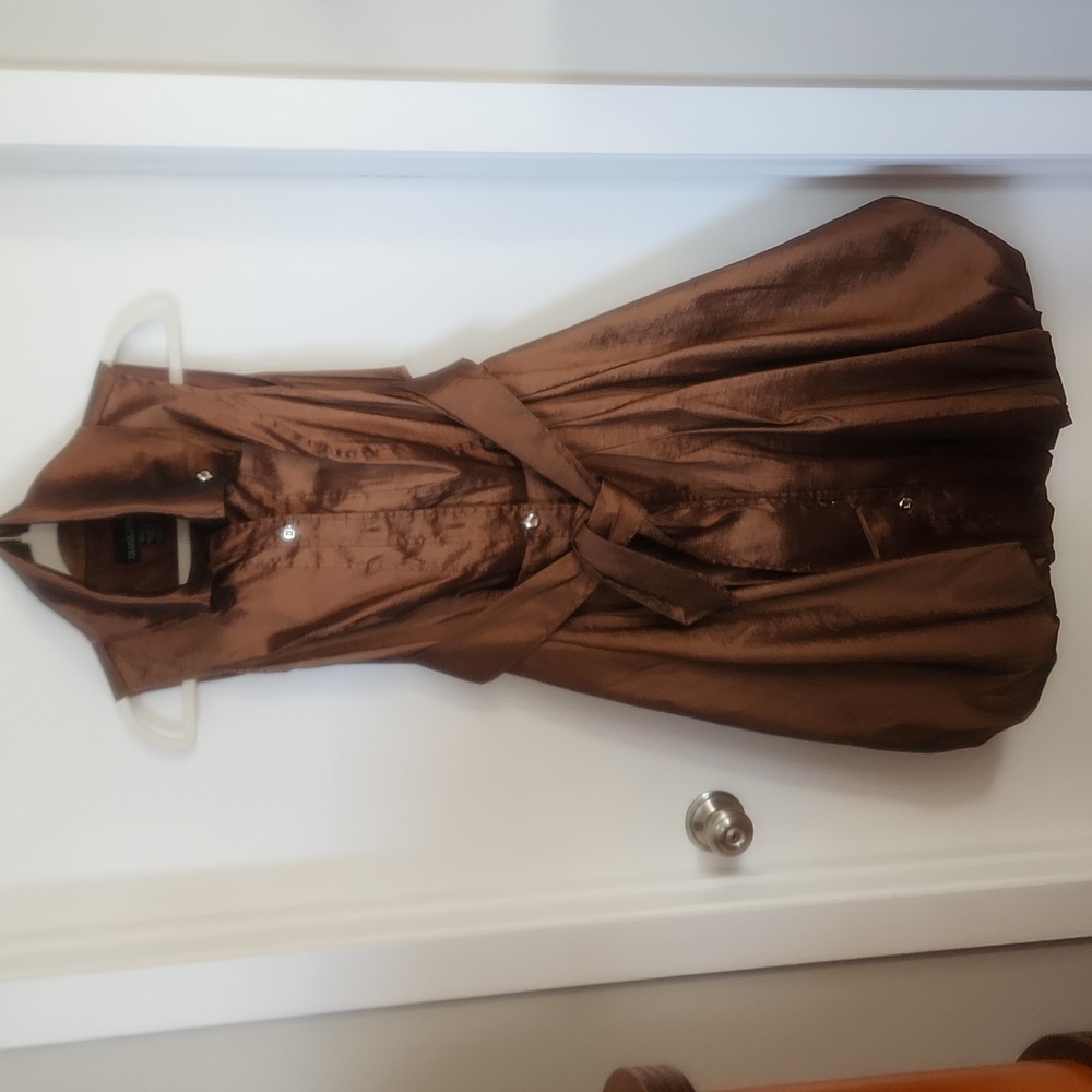 FRANK LYMAN MATALLIC DRESS
